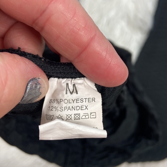 Viral TikTok Booty Shaping Honeycomb High Waisted Black Leggings - Picture 6 of 6